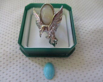 anello aquila argento 925 - sterling silver 925 ring (eagle)