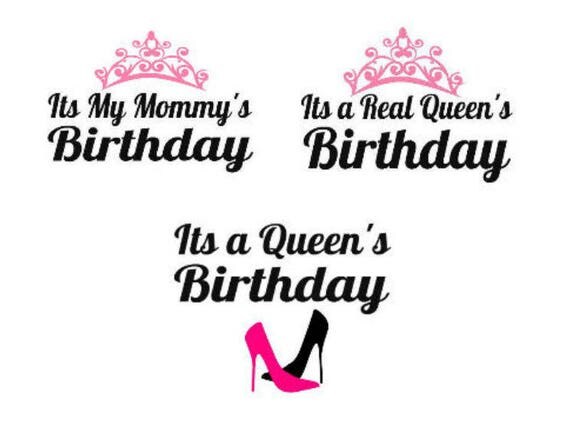 Birthday Queen Birthday Girl Digital download