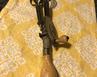 Vintage Wood Handle Beater A&J USA