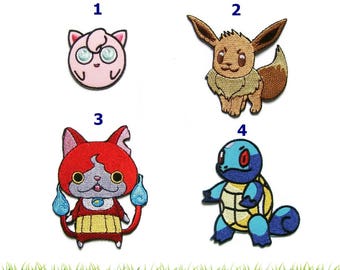 Pokemon Patches Applique Embroidered Iron on Patch
