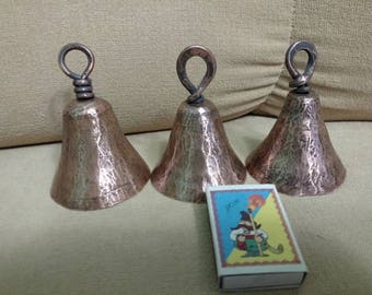 Copper bell, handmade copper bell, hand forged copper bell, Christmas bell, Christmas gift, copper gift, birthday gift, Mother's day gift