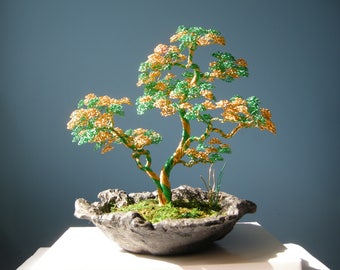 Wire Tree Sculpture, Wire Bonsai Art, Father’s Day, Ofice decor,Office gift,Women's Gift for Boss,Gifts for her