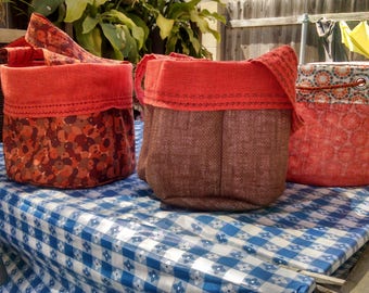 Orange-themed handcrafter baskets