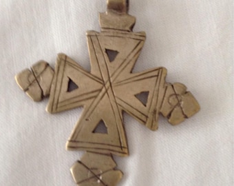 Old ethiopisches carved cross