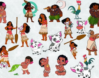 Moana svg clipart Disney SVG Vaiana PNG Disney Princess