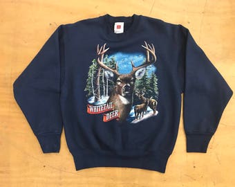 Deer sweatshirt | Etsy