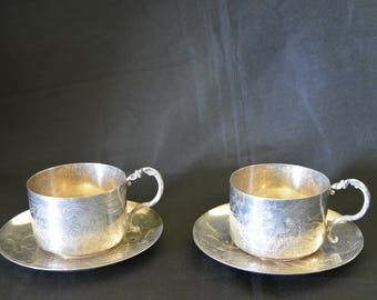 Cups and saucers art