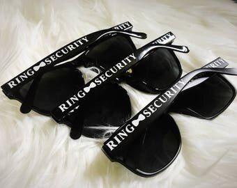 Ring Security Sunglasses/Ring Bearer Sunglasses/Wedding Party/Ring Bearer Gift/flower girl/Sign Bearer