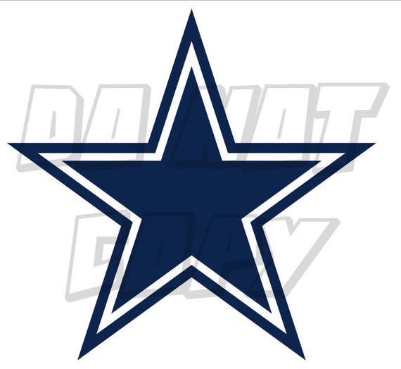 Dallas Cowboys Star Football Decal