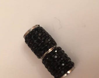 Magnetic clasp "tube" rhinestones