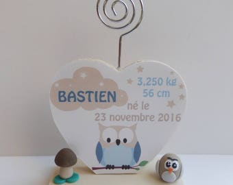 photo name personalize birth gift holder
