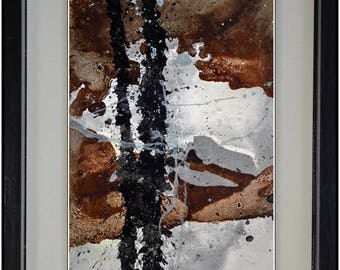 lacquered painting, pasted on board TB109