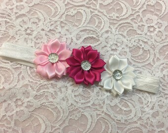 Baby flower elastic headband