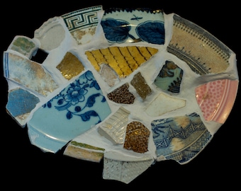 Mosaic platter | Etsy