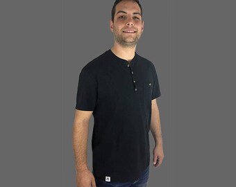 Mens Hemp Blend Flatirons Henley Shirt