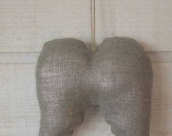 Silver linen Angel wings (n ° 3)