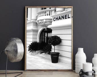 Chanel Store Print, Chanel Poster, Chanel, coco chanel print, Chanel store, chanel wall art, chanel art, chanel fashion, decor, 11x14