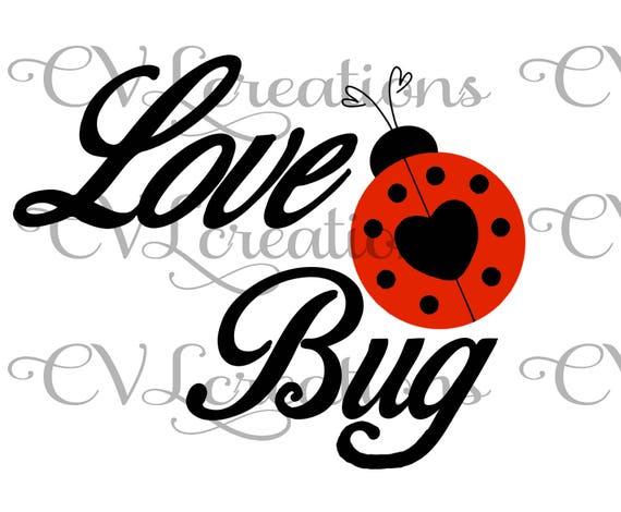 Love Bug Ladybug SVG