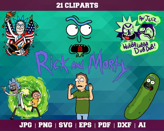 Download Rick and Morty svg Clipart Pickle Rick Get Schwifty Tiny