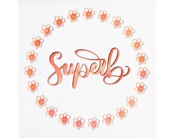 Flower Wreath Brush, Custom Procreate Brush, Lettering, Wreath Procreate Brushes