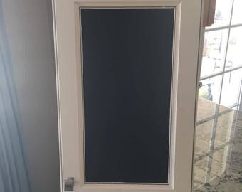 Wood framed chalkboard