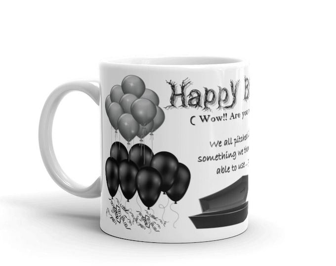 Happy Birthday Mug Oldtimer, Happy Birthday Cup, Adult Birthday Gift, Elderly Birthday Mug Design, Mug for Adults, Keepsake Birthday Mug