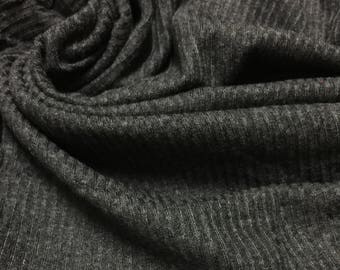 Ribbed Spandex Jersey Knit Fabric 3 Yards