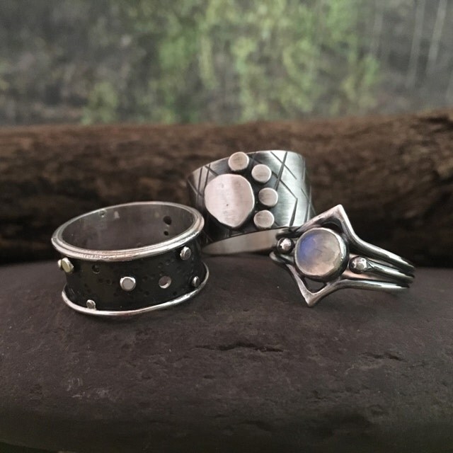 custom silversmith jewelry inspired by nature and by bddesigns