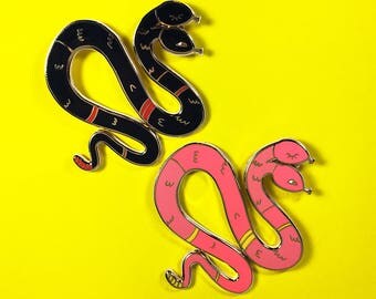 TWIN SNAKES pin | enamel pin | lapel pin