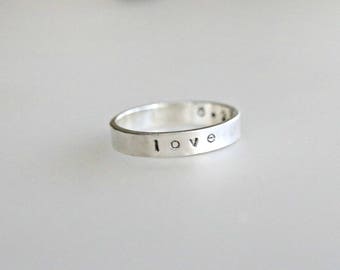 Engraved ring | Etsy