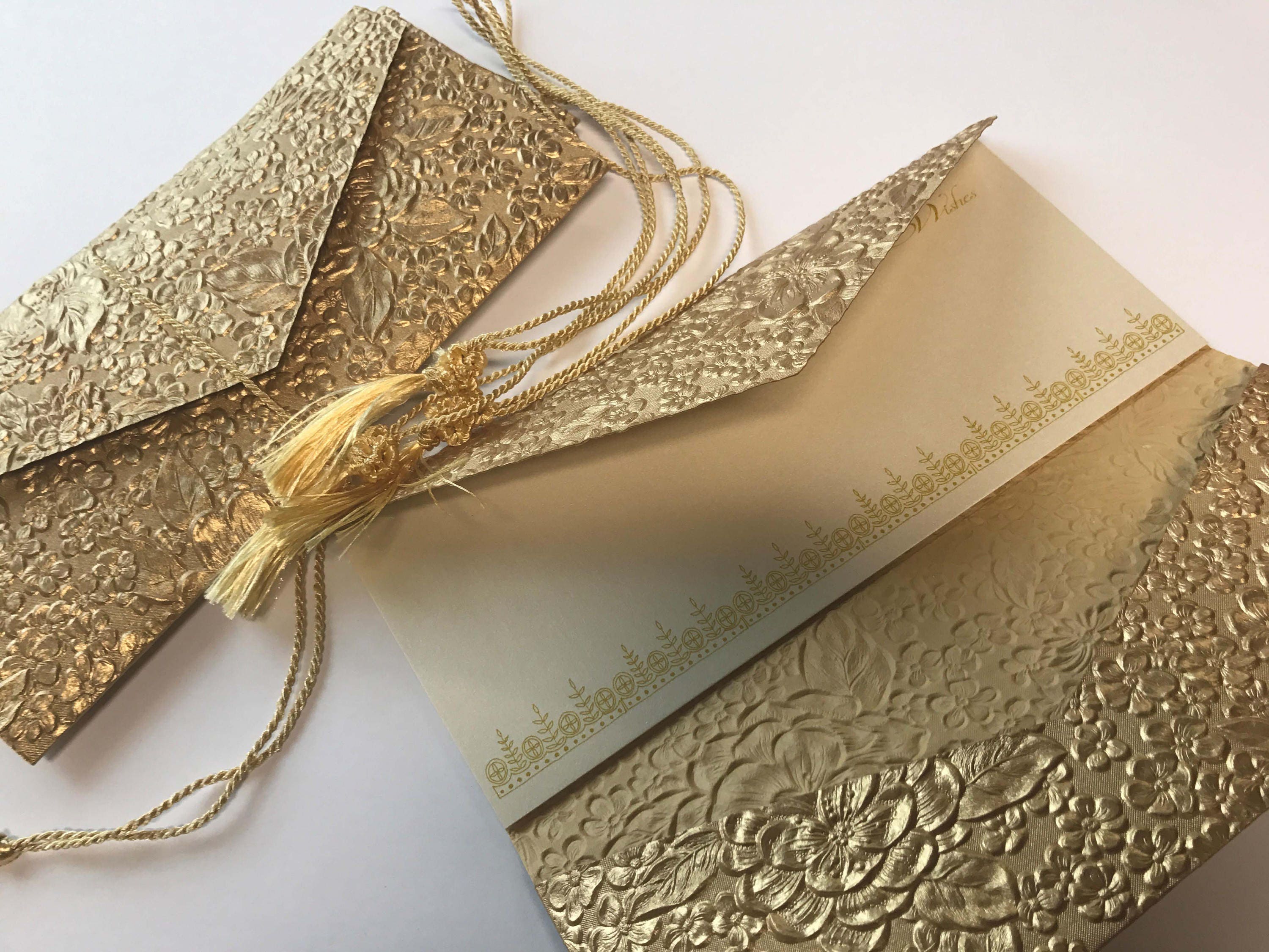 Wedding Congratulations Card with money folder, money envelope ...