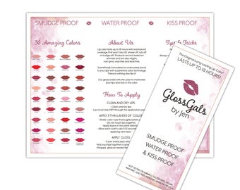 LipSense Brochure - Tips and Tricks - Application - Join My Team - Color Chart - LipSense Bundle - Custom Option