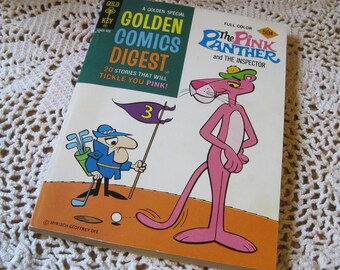 Vintage 1974 Pink Panther Comic Digest