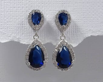 Blue earrings | Etsy