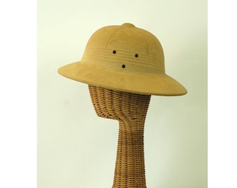 1950s safari hat pith helmet hat hard shell tropical hat