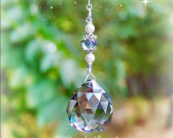Color Changing Mood Bead Prism Crystal Suncatcher Rearview