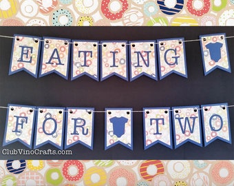 Eating For Two Banner - Donuts Design