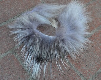 Real Beautiful Strip of Timber Wolf Fur - 16 inches