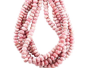 ARGENTINA RHODOCHROSITE BEADS Rondelles 10mm NewWorldGems