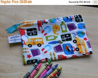 On Sale Zippered Reusable Snack Sack, Half Size - 7.5" x 5"- EcoFriendly, Machine Washable