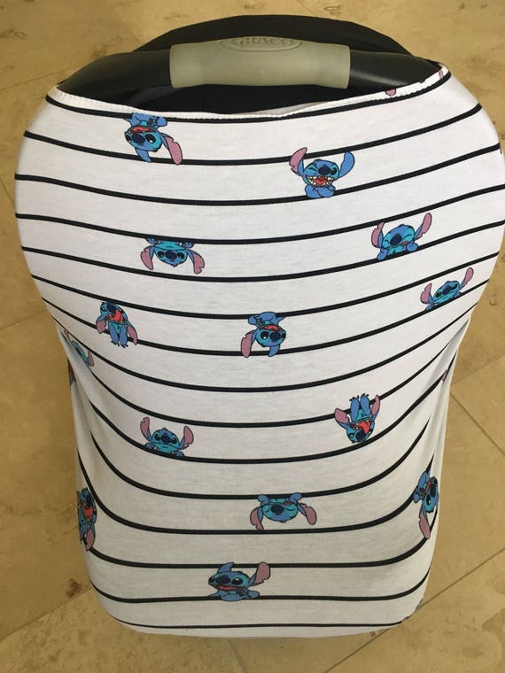Stitch stretchy car seat cover baby carseat canopy cover