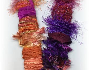 Fiber Wands...Embellishment Samplers of Color and Texture!