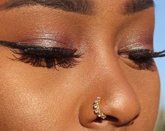 Diamond Nose Ring-Nose Ring-Nose Stud-Nose Stud-Nose Jewelry-Diamond Nose Stud-Nose Piercing-Gold Nose Ring-Piercing-Nose-Body Jewelry