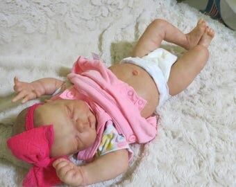 Reborn Baby, "Lacey", Reborn Baby Girl, Reborn Babies, Maggie Kit, Full Body Vinyl, OOAK Reborn Doll, Ready to Ship