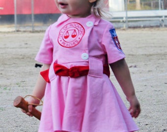 Rockford Peach Costume for Dress Up, A league Of Their Own Costume, Baseball Dress,