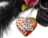 Freddy Krueger, Nightmare on Elm Street necklace, Slasher Movie, horror movie, Horror Heart Necklace