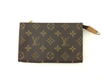 Authentic Pre Owned Louis Vuitton Pouch Bag with Ring
