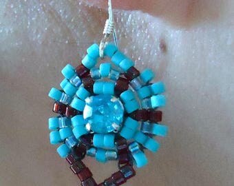 Earrings dream catcher model only made in FRANCE