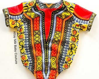Dashiki Onesie.African Dashiki Onesie. Baby Dashiki. Dashiki outfit. Dashiki one piece outfit. African baby clothing. Baby african clothing