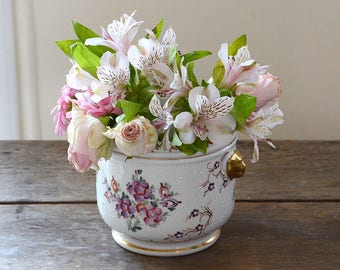 Stunning Antique French Samson Vase / Shabby Boho